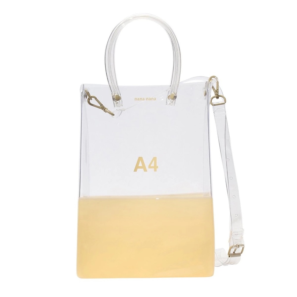 Nana-Nana Pvc Clear and Opaque A4 Tote